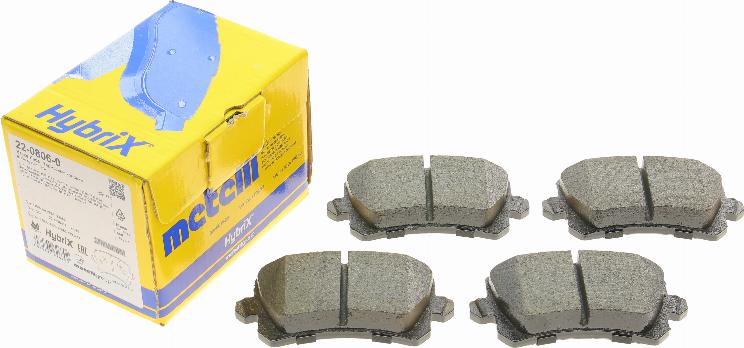 Metelli 22-0806-0 - Set placute frana,frana disc aaoparts.ro