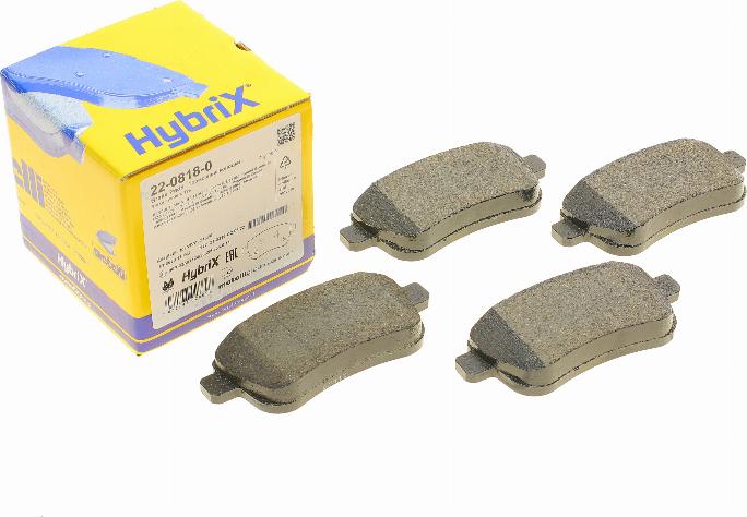 Metelli 22-0818-0 - Set placute frana,frana disc aaoparts.ro