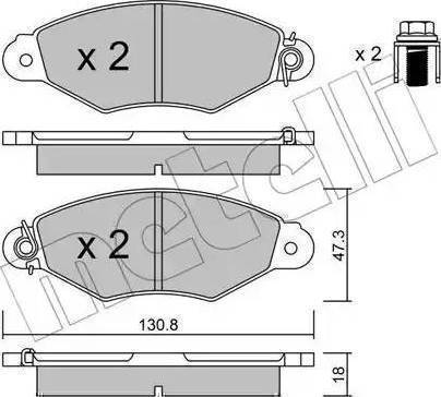 Delphi LP1111 - Set placute frana,frana disc aaoparts.ro