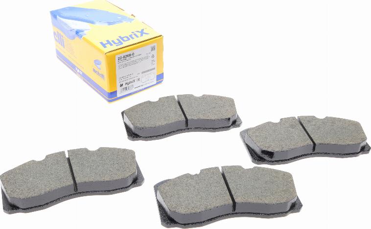 Metelli 22-0268-0 - Set placute frana,frana disc aaoparts.ro