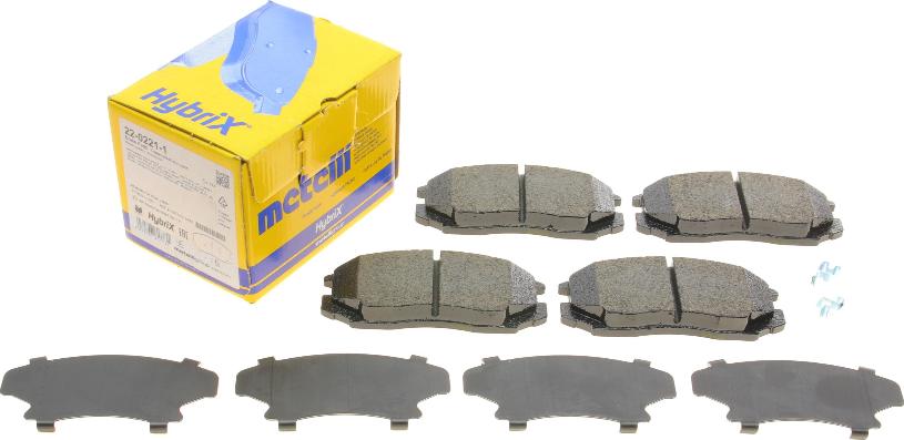Metelli 22-0221-1 - Set placute frana,frana disc aaoparts.ro