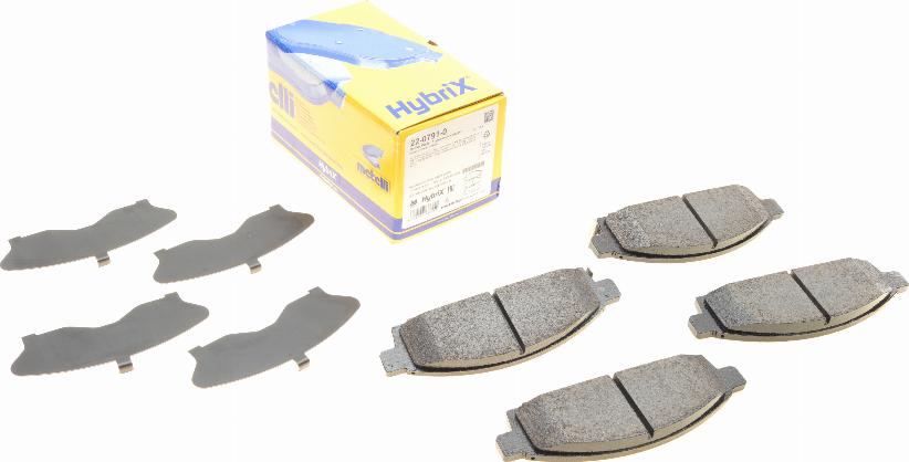 Metelli 22-0791-0 - Set placute frana,frana disc aaoparts.ro