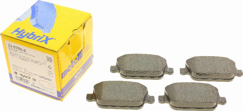 Metelli 22-0780-0 - Set placute frana,frana disc aaoparts.ro