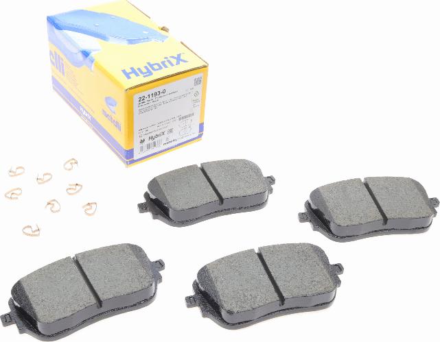 Metelli 22-1193-0 - Set placute frana,frana disc aaoparts.ro