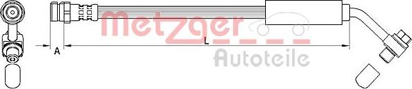 Metzger 4111478 - Furtun frana aaoparts.ro