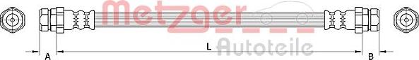 Metzger 4111534 - Furtun frana aaoparts.ro