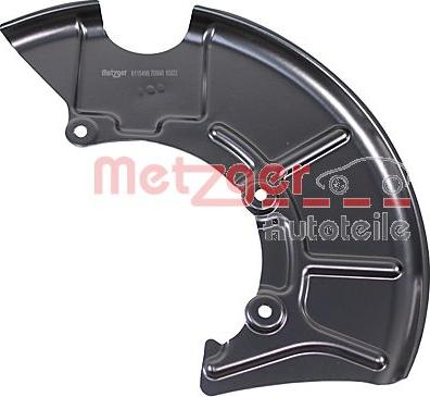 Metzger 6115499 - Protectie stropire,disc frana aaoparts.ro