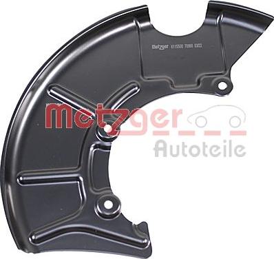 Metzger 6115500 - Protectie stropire,disc frana aaoparts.ro