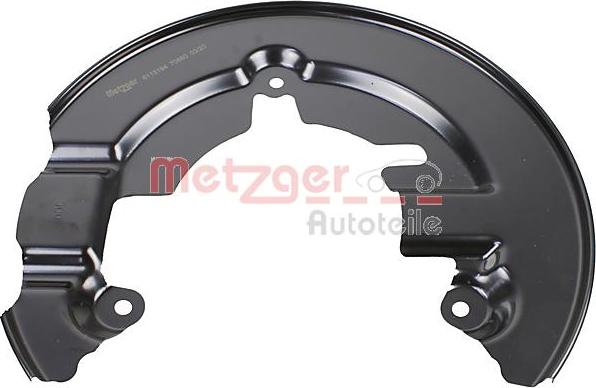 Metzger 6115194 - Protectie stropire,disc frana aaoparts.ro