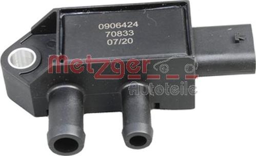 Metzger 0906424 - Senzor, presiune gaze evacuare aaoparts.ro
