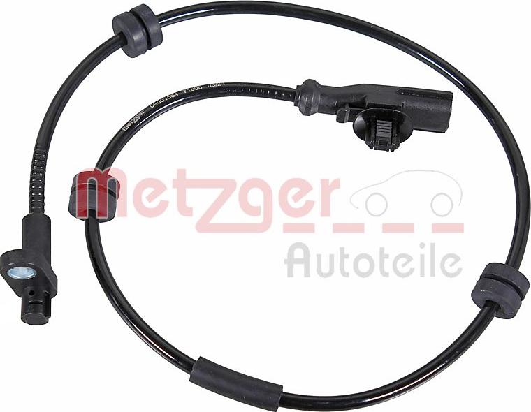 Metzger 09001554 - Senzor,turatie roata aaoparts.ro