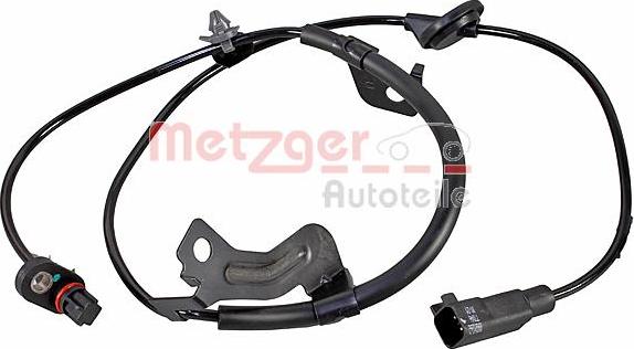 Metzger 09001262 - Senzor,turatie roata aaoparts.ro