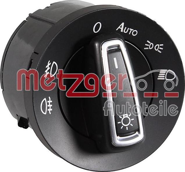 Metzger 09161012 - Comutator, far aaoparts.ro
