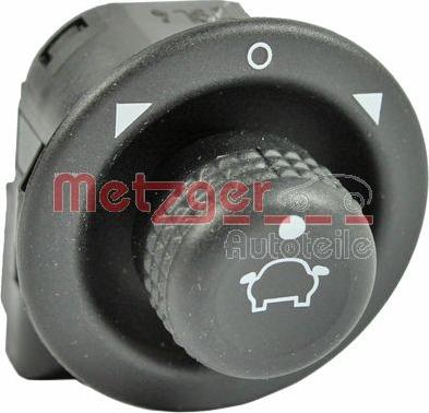 Metzger 0916345 - Comutator, reglaj oglinda aaoparts.ro