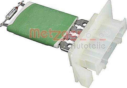 Metzger 0917400 - Rezistor, ventilator habitaclu aaoparts.ro