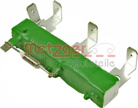 Metzger 0917313 - Rezistor, ventilator habitaclu aaoparts.ro