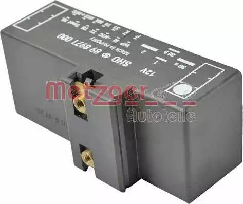 Metzger 0917220 - Unitate comanda, ventilator electric (racire motor) aaoparts.ro