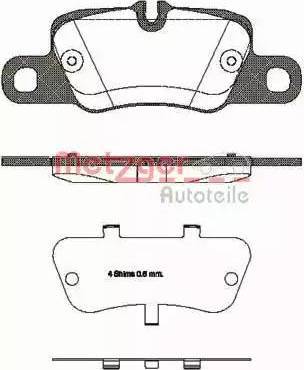 Porsche 991 352 949 03 - Set placute frana,frana disc aaoparts.ro