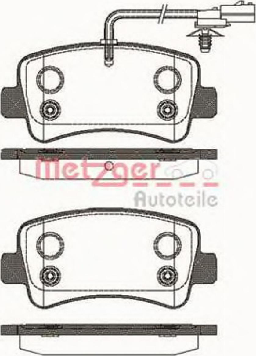 Metzger 1439.01 - Set placute frana,frana disc aaoparts.ro
