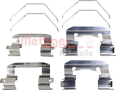 Metzger 109-0021 - Set accesorii, placute frana aaoparts.ro