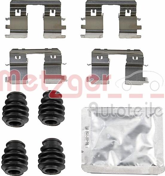 Metzger 109-0144 - Set accesorii, placute frana aaoparts.ro