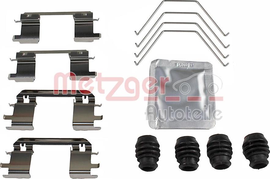 Metzger 109-0141 - Set accesorii, placute frana aaoparts.ro