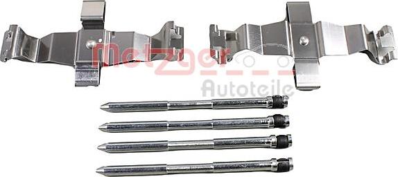 Metzger 109-0122 - Set accesorii, placute frana aaoparts.ro
