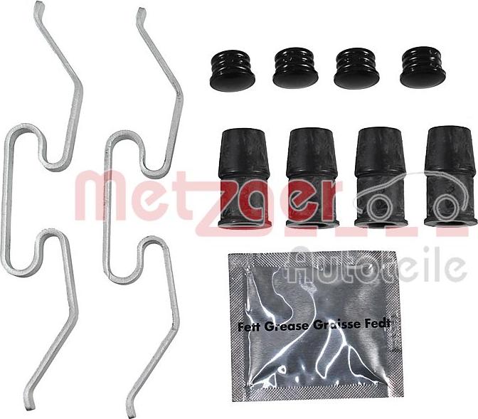 Metzger 109-0179 - Set accesorii, placute frana aaoparts.ro