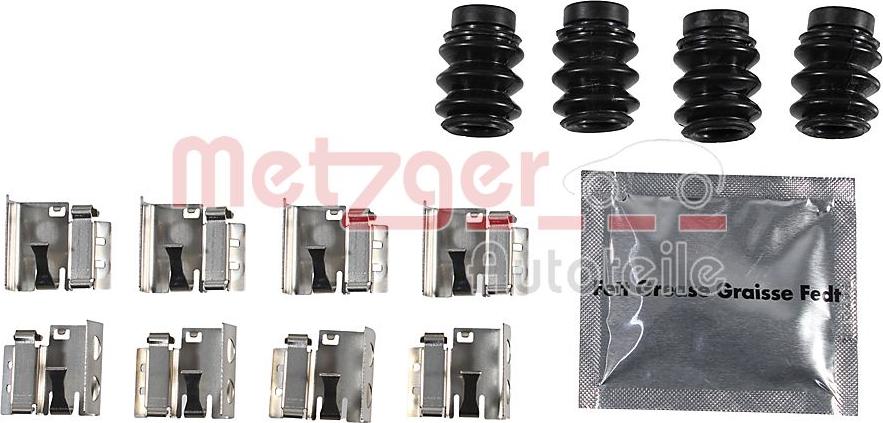 Metzger 109-0174 - Set accesorii, placute frana aaoparts.ro