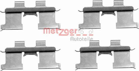 Metzger 109-1667 - Set accesorii, placute frana aaoparts.ro
