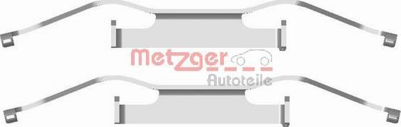 Metzger 109-1680 - Set accesorii, placute frana aaoparts.ro