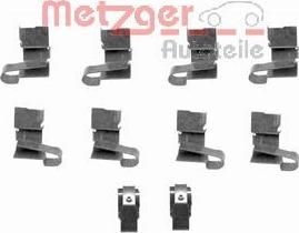 Metzger 109-1671 - Set accesorii, placute frana aaoparts.ro