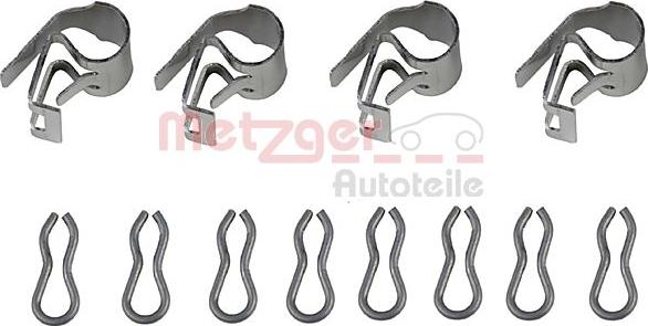 Metzger 109-1055 - Set accesorii, placute frana aaoparts.ro