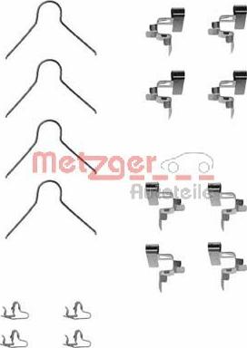 Metzger 109-1030 - Set accesorii, placute frana aaoparts.ro