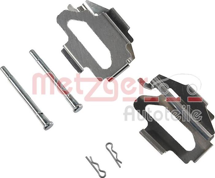 Metzger 109-1141 - Set accesorii, placute frana aaoparts.ro