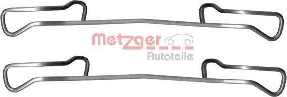 Metzger 109-1150 - Set accesorii, placute frana aaoparts.ro