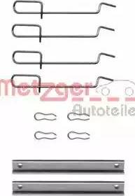 Metzger 109-1151 - Set accesorii, placute frana aaoparts.ro
