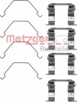 Metzger 109-1158 - Set accesorii, placute frana aaoparts.ro