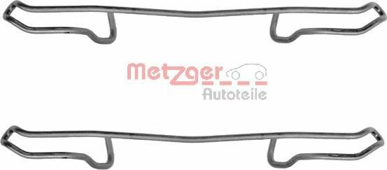 Metzger 109-1100 - Set accesorii, placute frana aaoparts.ro
