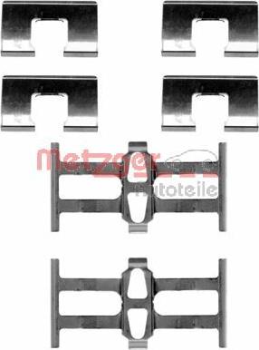 Metzger 109-1118 - Set accesorii, placute frana aaoparts.ro