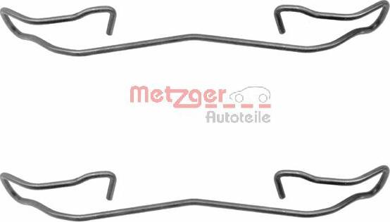 Metzger 109-1187 - Set accesorii, placute frana aaoparts.ro