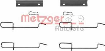 Metzger 109-1125 - Set accesorii, placute frana aaoparts.ro