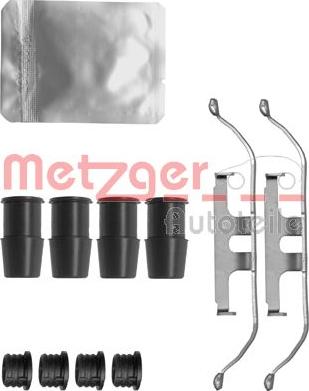 Metzger 109-1883 - Set accesorii, placute frana aaoparts.ro