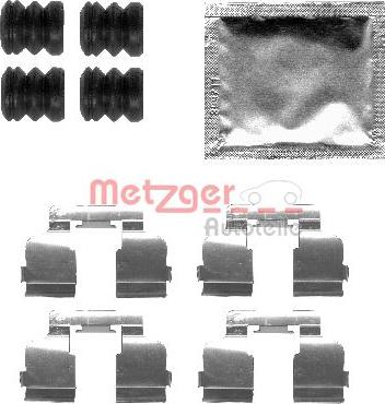 Metzger 109-1835 - Set accesorii, placute frana aaoparts.ro