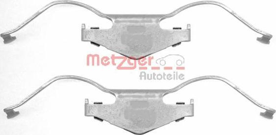 Metzger 109-1297 - Set accesorii, placute frana aaoparts.ro