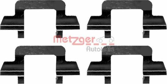 Metzger 109-1243 - Set accesorii, placute frana aaoparts.ro