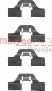 Metzger 109-1211 - Set accesorii, placute frana aaoparts.ro