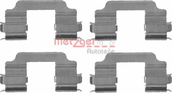Metzger 109-1709 - Set accesorii, placute frana aaoparts.ro