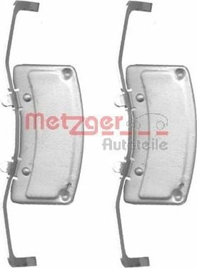 Metzger 109-1706 - Set accesorii, placute frana aaoparts.ro