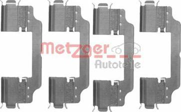 Metzger 109-1716 - Set accesorii, placute frana aaoparts.ro